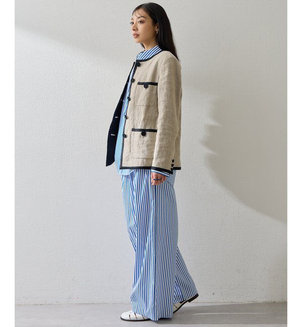  「リネンパイピングジャケット」|その他|