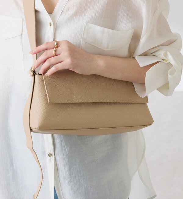  「【牛革/２WAY/500mlペットボトル収納可】シュリンクリンショルダーバッグ」|ショルダー・メッセンジャー|