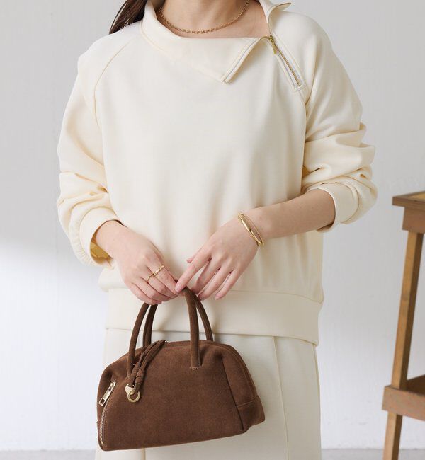  「アシメハーフジップセットアップ」|ワンピース|