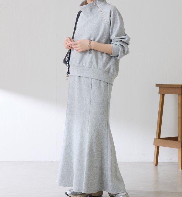  「アシメハーフジップセットアップ」|ワンピース|