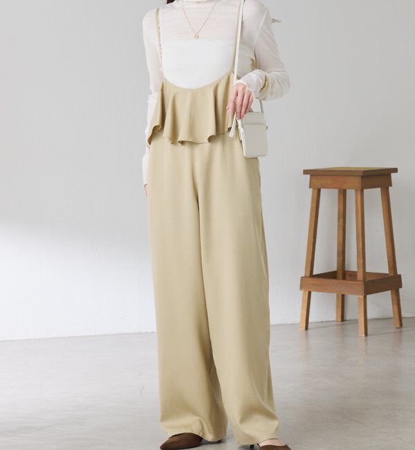 「ラッフルサスペンダーパンツ」|チノ|