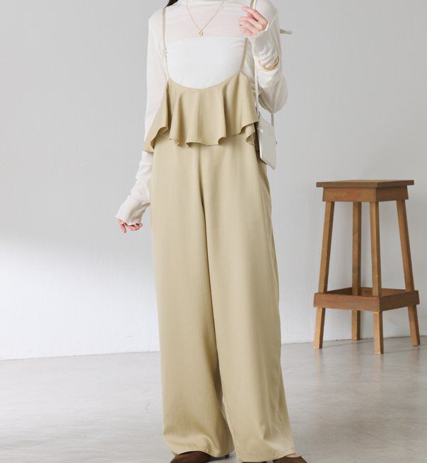  「ラッフルサスペンダーパンツ」|チノ|