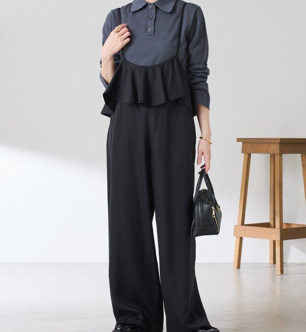  「ラッフルサスペンダーパンツ」|チノ|