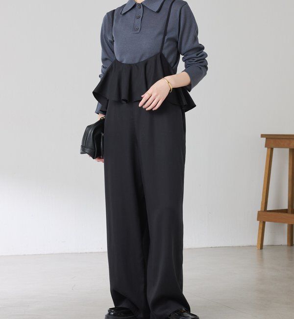  「ラッフルサスペンダーパンツ」|チノ|