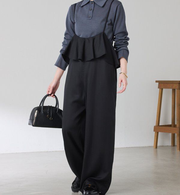  「ラッフルサスペンダーパンツ」|チノ|