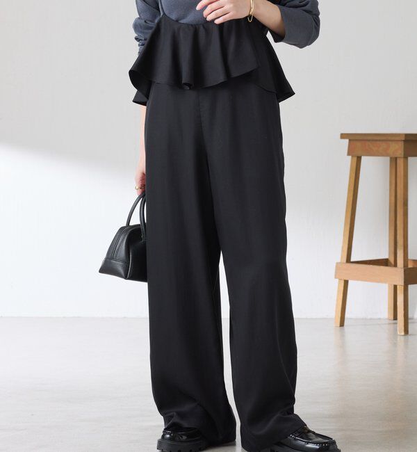  「ラッフルサスペンダーパンツ」|チノ|