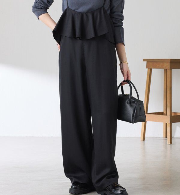  「ラッフルサスペンダーパンツ」|チノ|