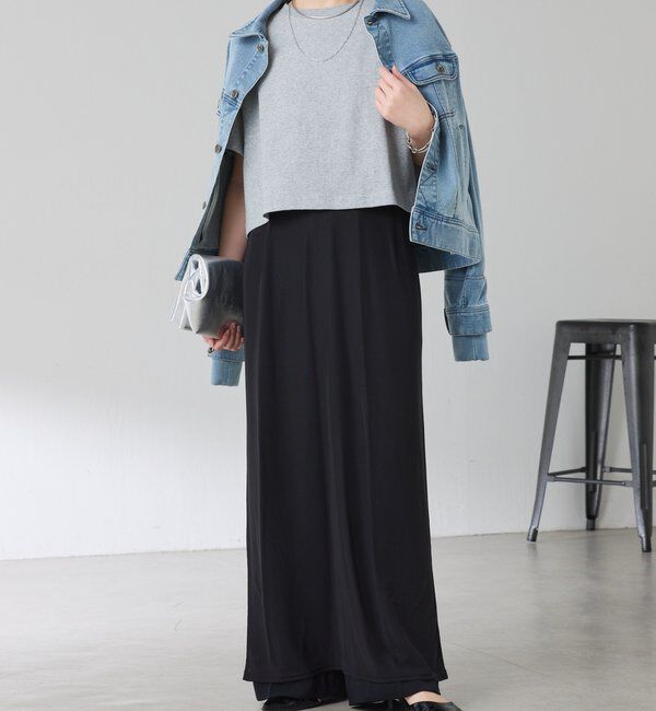  「Q.anos レイヤードTシャツ」|Tシャツ・カットソー|