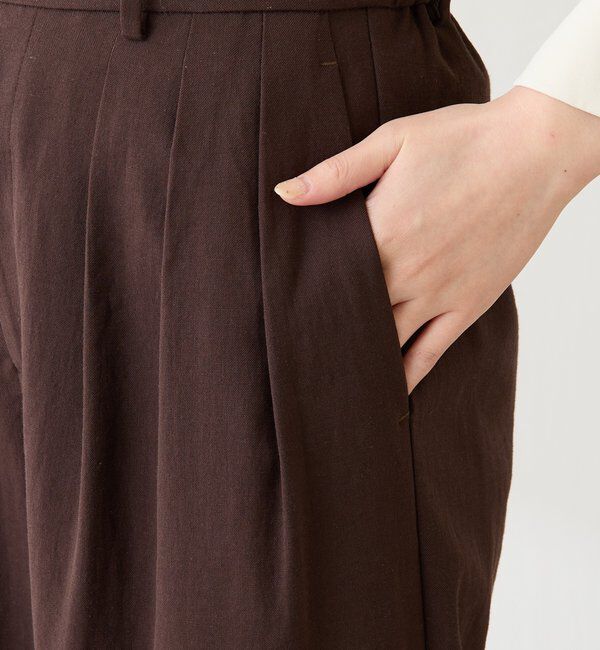  「シェルタリング3タックパンツ」|チノ|