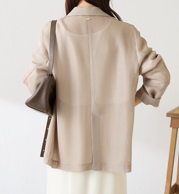  「メッシュダブルジャケット」|テーラードジャケット|