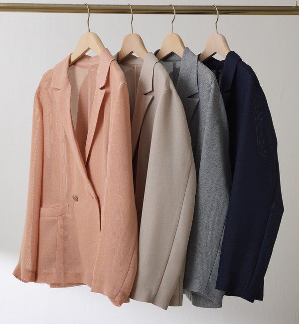  「メッシュダブルジャケット」|テーラードジャケット|