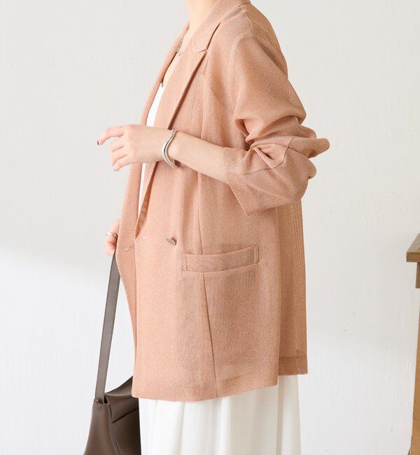  「メッシュダブルジャケット」|テーラードジャケット|