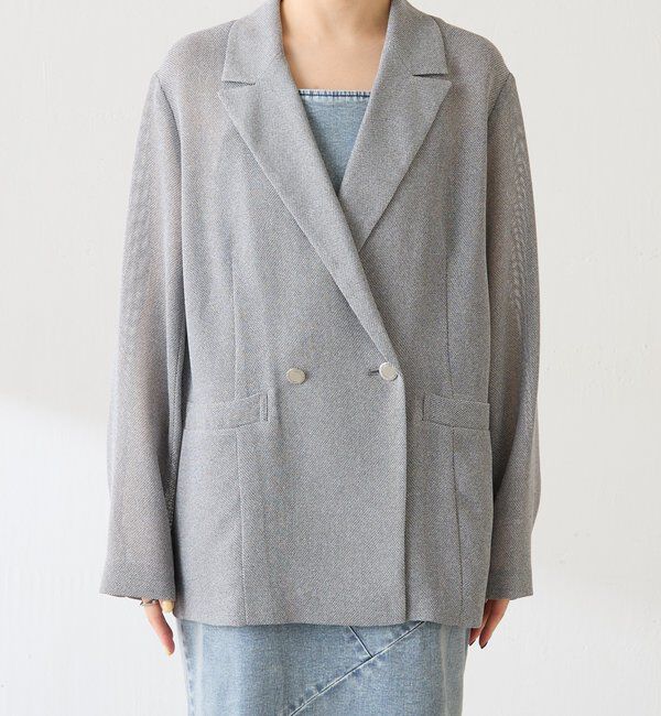  「メッシュダブルジャケット」|テーラードジャケット|