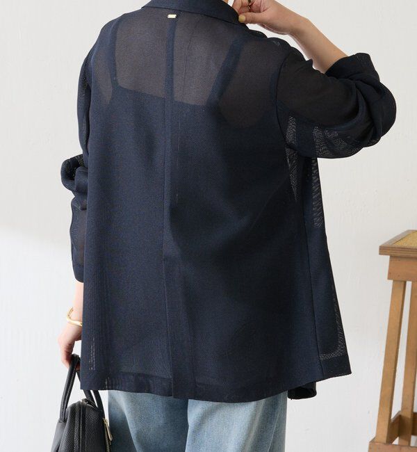  「メッシュダブルジャケット」|テーラードジャケット|