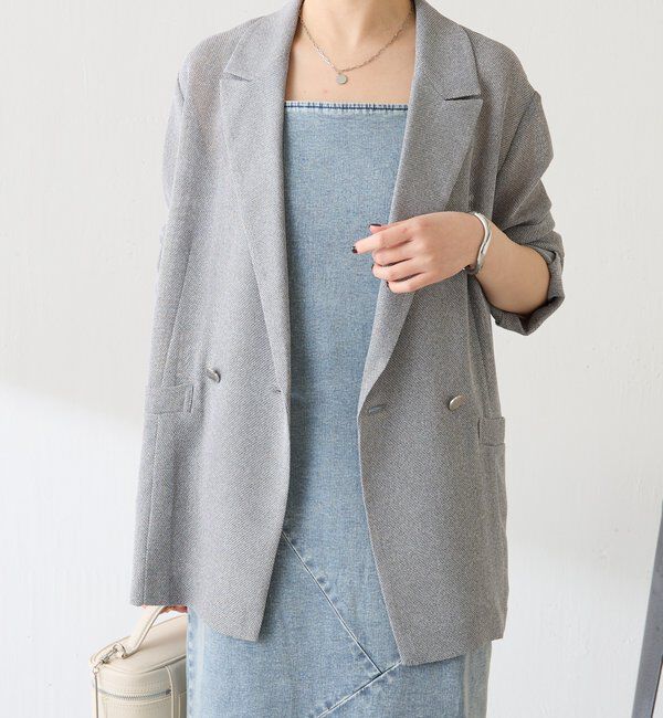  「メッシュダブルジャケット」|テーラードジャケット|