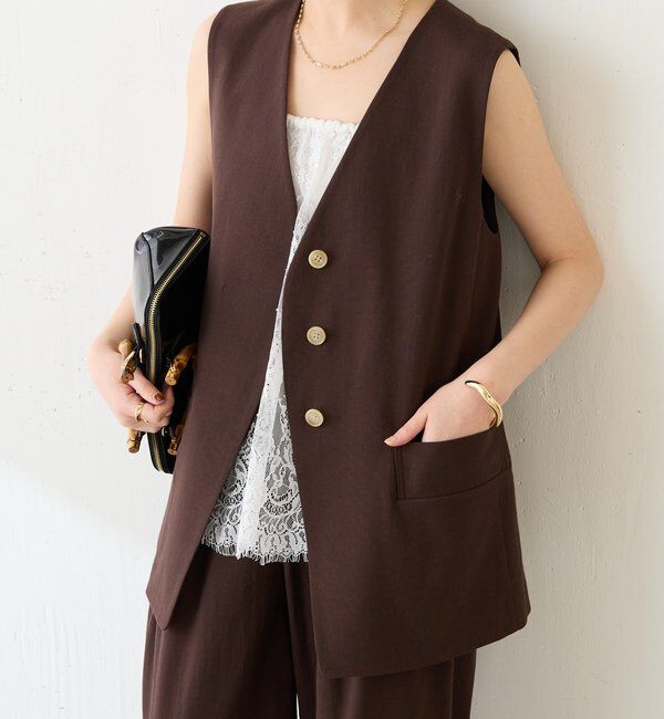  「シェルタリングジレ」|ベスト・ジレ|