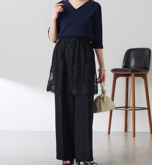  「ハーフスリーブコンパクトニット」|ニット・セーター|