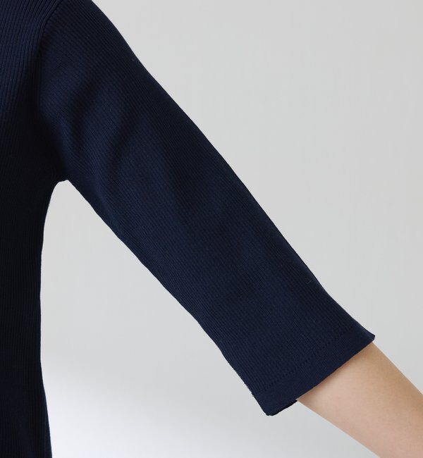  「ハーフスリーブコンパクトニット」|ニット・セーター|