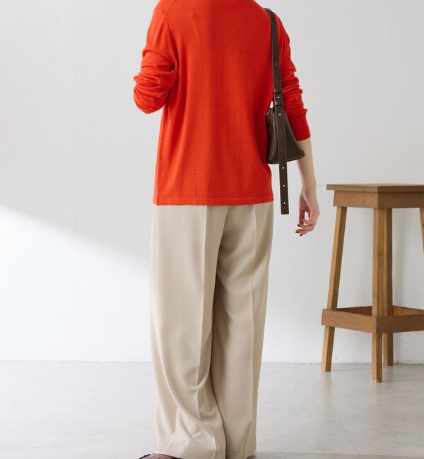  「レイヤード風クルーネックカーディガン」|ニット・セーター|