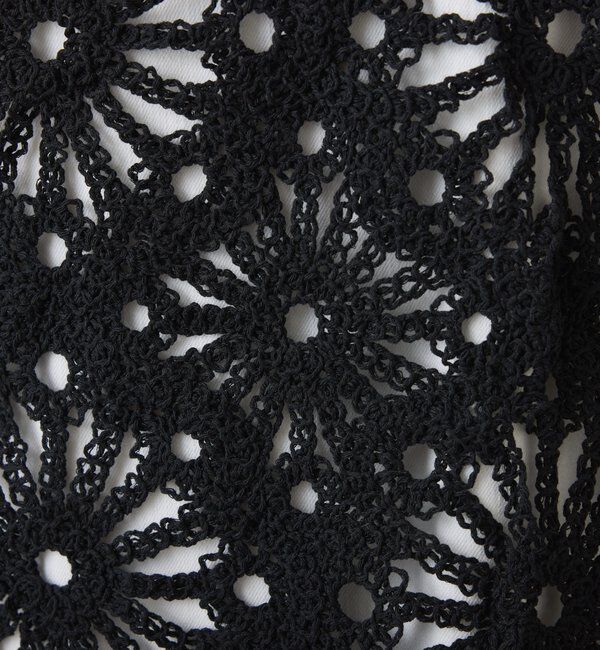  「フラワー柄クロシェニット」|ニット・セーター|