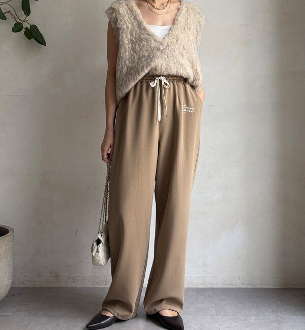  「【WEB限定】ロゴトラックパンツ」|チノ|