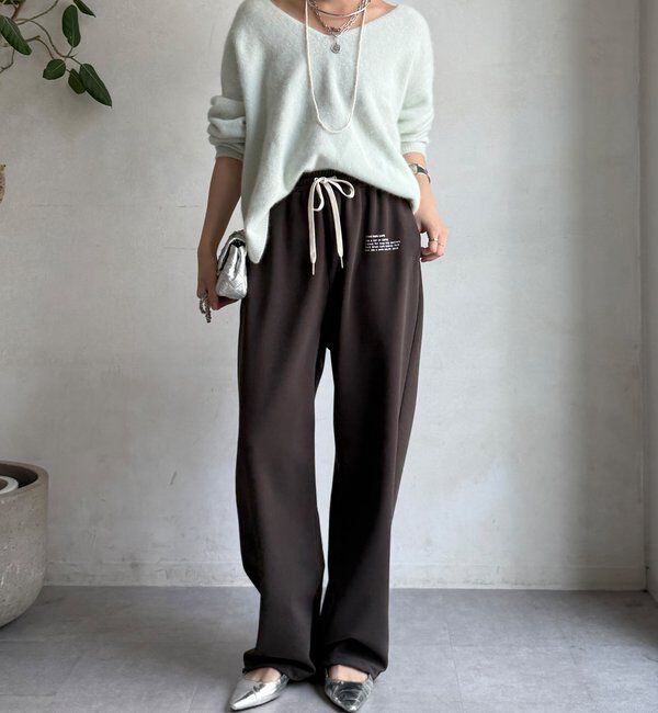  「【WEB限定】ロゴトラックパンツ」|チノ|