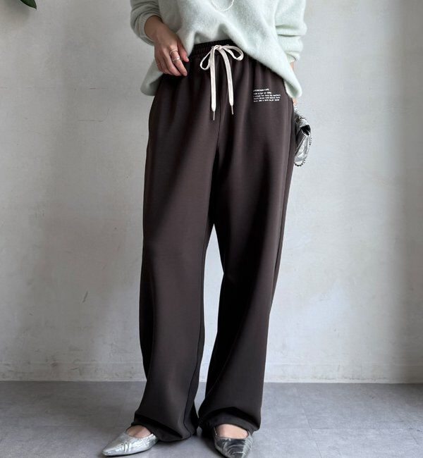  「【WEB限定】ロゴトラックパンツ」|チノ|