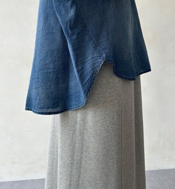  「シアーデニムビッグカフスドルマンシャツ」|シャツ・ブラウス|