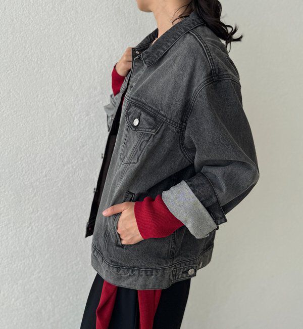 「【リバイバル/新色追加/羽織るだけでサマになる】デニムジャケット」|デニムジャケット|
