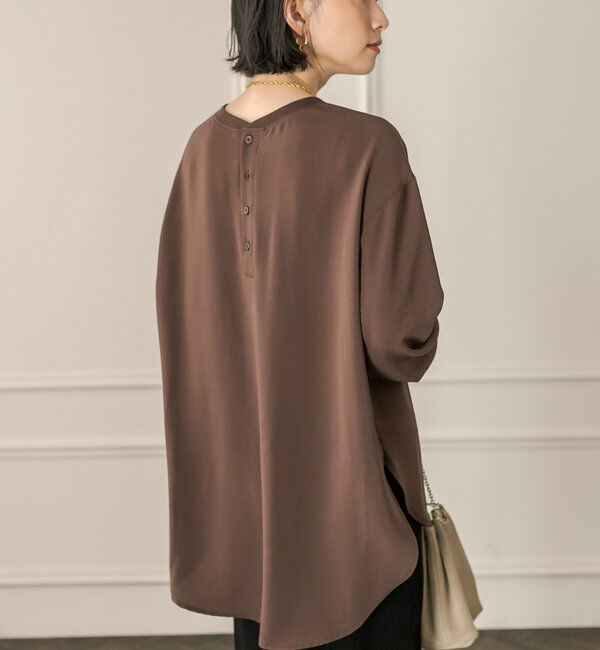  「【さらっと着やすい！/冷房・日焼け対策◎】ジョーゼットポケットブラウス」|シャツ・ブラウス|