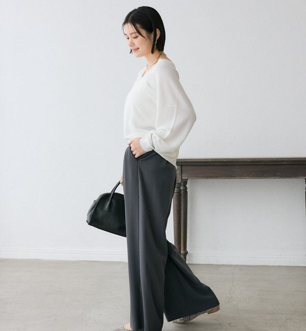  「【華やかな煌めき】ペーパースパングルニット」|ニット・セーター|