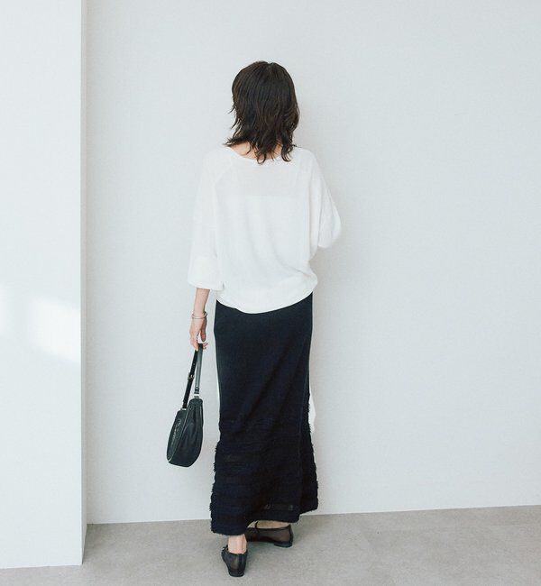  「【華やかな煌めき】ペーパースパングルニット」|ニット・セーター|