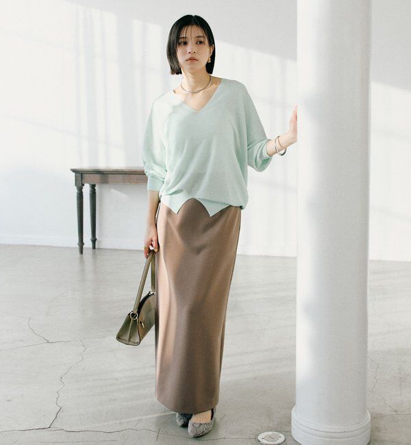  「【華やかな煌めき】ペーパースパングルニット」|ニット・セーター|