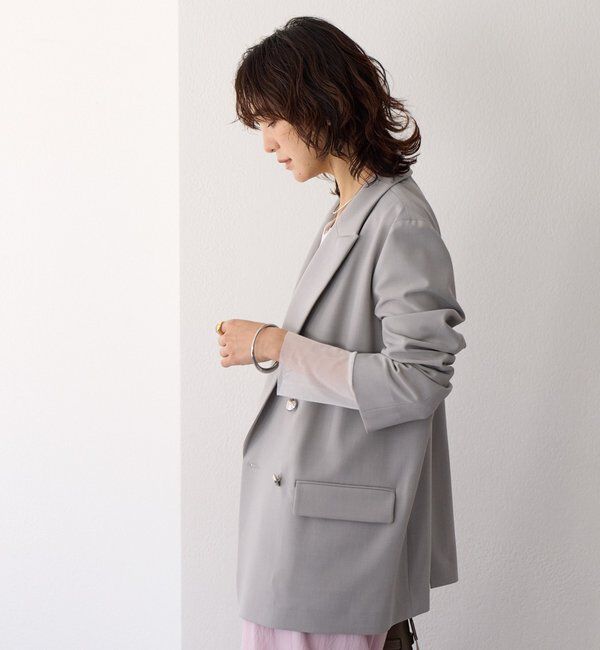  「【レイヤードに最適】チュールキリカエカットソー」|Tシャツ・カットソー|