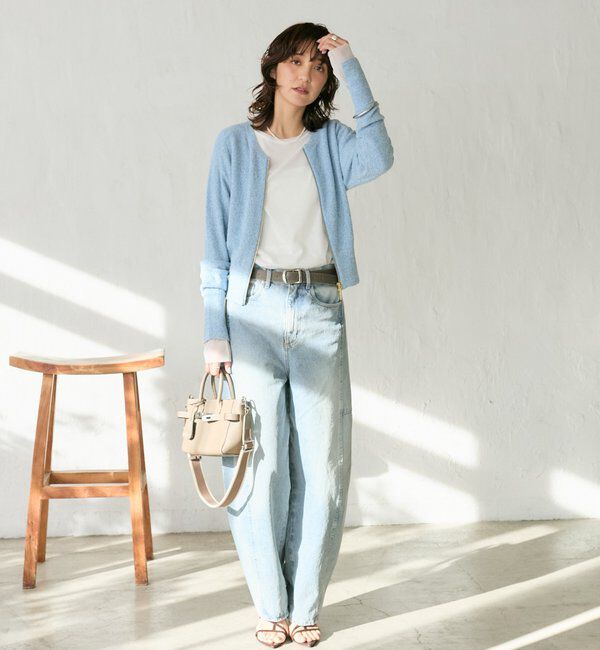  「【レイヤードに最適】チュールキリカエカットソー」|Tシャツ・カットソー|