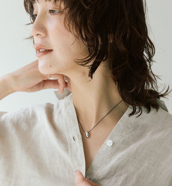  「【洗練された印象に】スマートボールコードネックレス」|ネックレス|