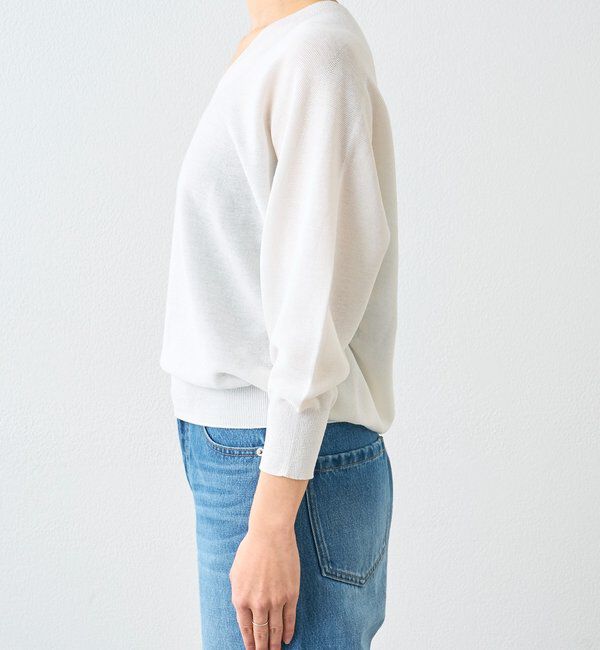  「【軽くしなやかな着心地】ライトギマバックボリュームニット」|ニット・セーター|