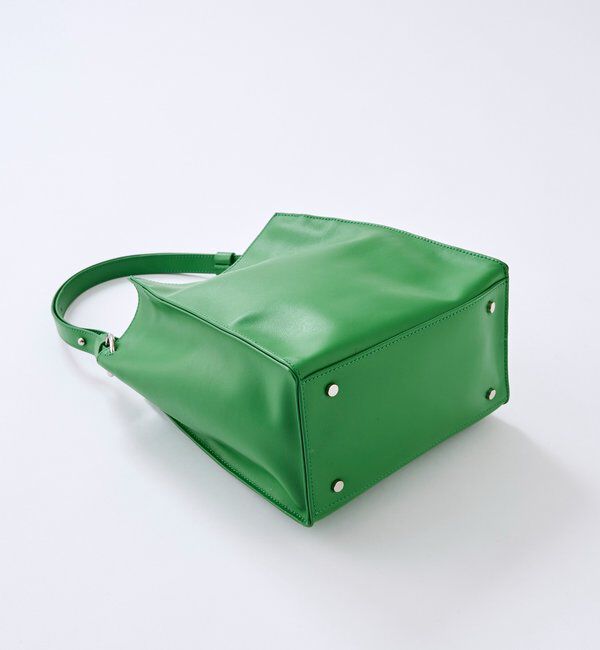  「【5段階の長さ調節可能】スムース牛革スクエアショルダー」|ショルダー・メッセンジャー|