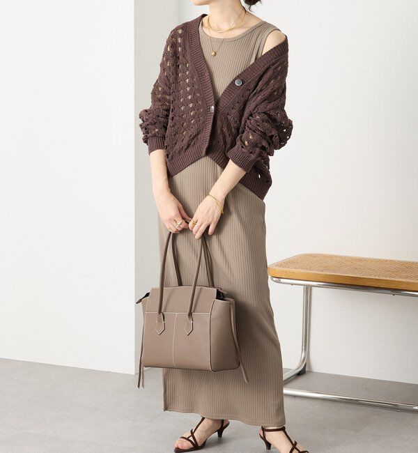  「【シリーズ累計販売数一万枚突破！】2WAYリブタンクワンピース」|ワンピース|