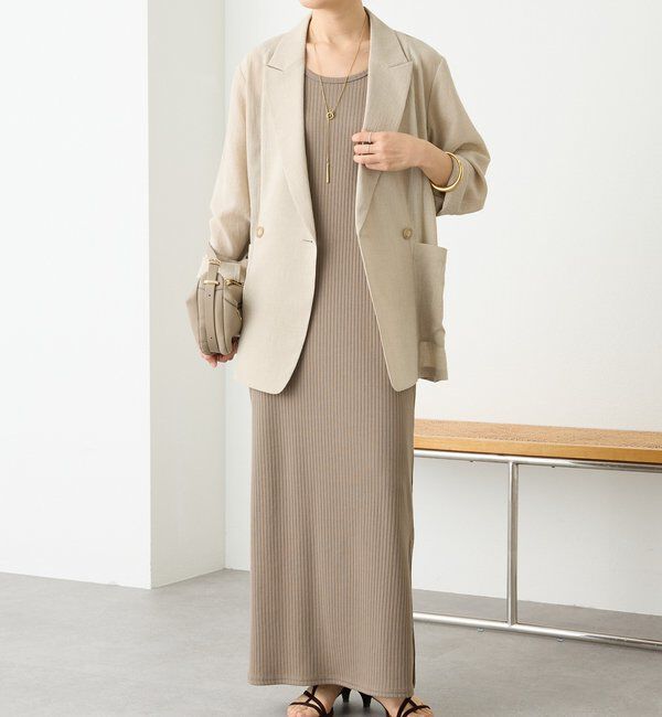  「【シリーズ累計販売数一万枚突破！】2WAYリブタンクワンピース」|ワンピース|