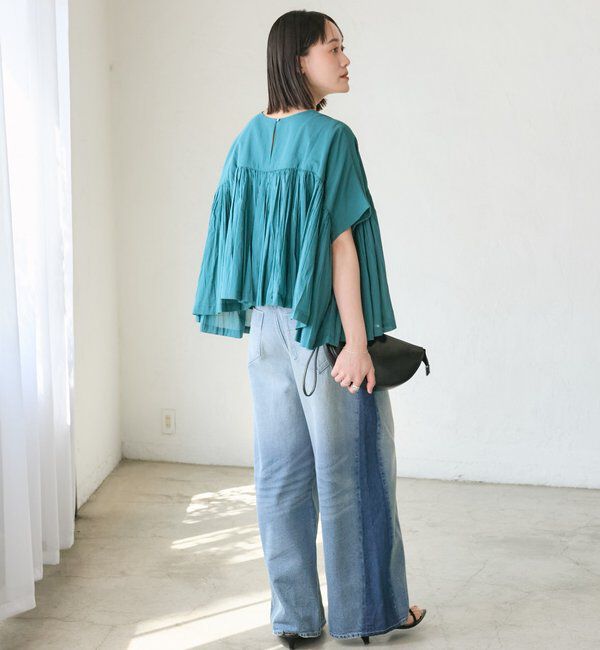  「予約【着映え】ギャザーボリュームブラウス」|シャツ・ブラウス|