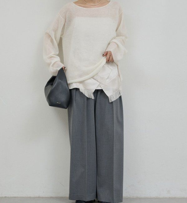  「シアーモヘアプルオーバー」|ニット・セーター|