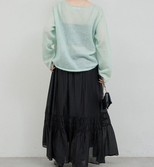  「シアーモヘアプルオーバー」|ニット・セーター|