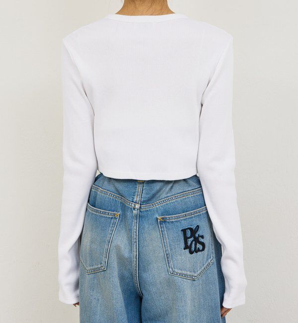  「【PEAS】コットンシルクカーディガン」|Tシャツ・カットソー|