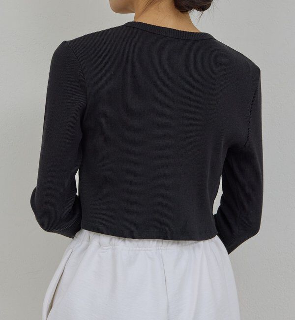  「【PEAS】コットンシルクカーディガン」|Tシャツ・カットソー|