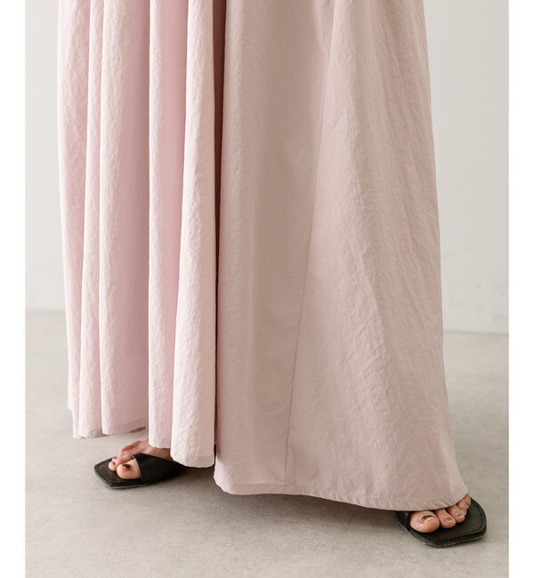  「【3サイズ展開】ドロストギャザーワンピース」|ワンピース|