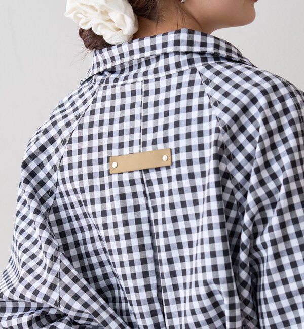  「スタンドカラーショートトレンチ」|トレンチコート|