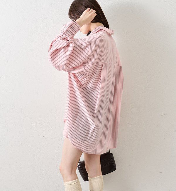  「ボタンレイヤードBIGシャツ」|シャツ・ブラウス|