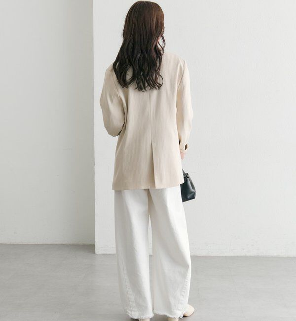  「クラッシュカーブパンツ」|デニム|