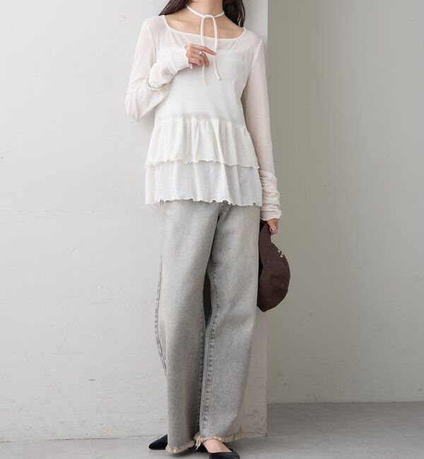  「26SSドットティアードプルオーバー」|Tシャツ・カットソー|